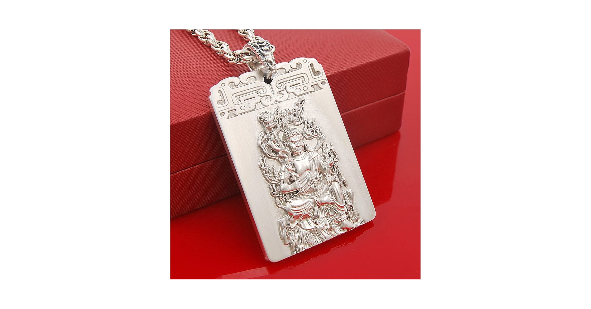 Amazon.co.jp: 不動明王ペンダント ネックレス お守り御本尊